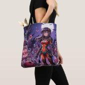 Trick or treat Halloween Zombies Uitdelen Brain Draagtas (Dichtbij)