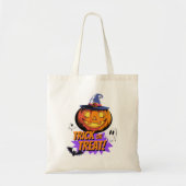 Trick or treat! Halloweenavond Tote Bag (Voorkant)
