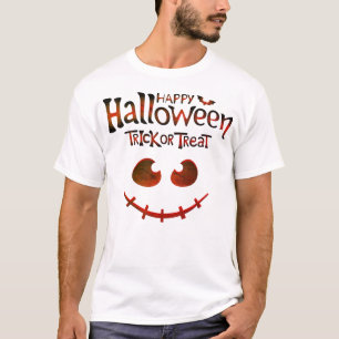Trick or treat Happy Halloween voor mannen T-Shirt
