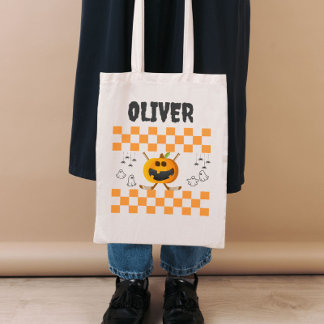Trick or treat Hockey Modern Custom Halloween Tote Bag