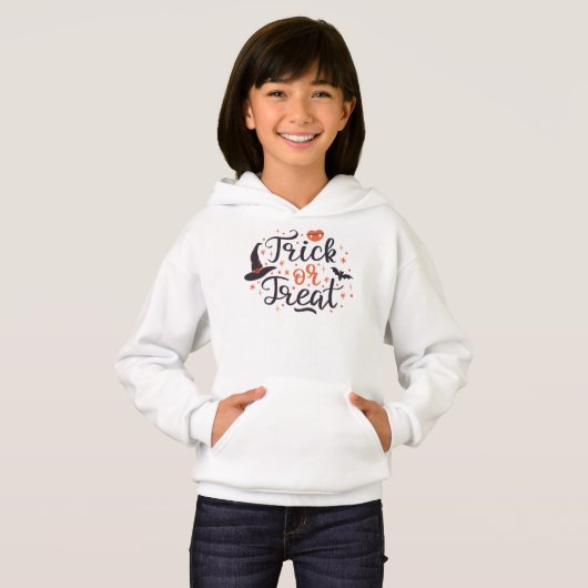 Trick or treat Hoodie (Voorkant volledig)