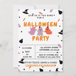 Trick or Treat, Invitation de la fête d'Halloween