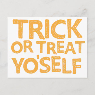 trick or treat jij zelf briefkaart