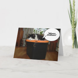 Trick or treat kaart