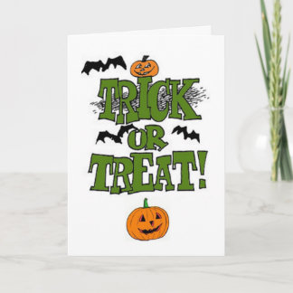 Trick or treat Kaart