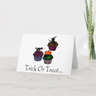 Trick or treat kaart