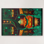 trick or treat kattenpuzzel legpuzzel (Horizontaal)