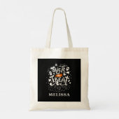 Trick or Treat Kinderen Custom Halloween Tote Bag (Achterkant)