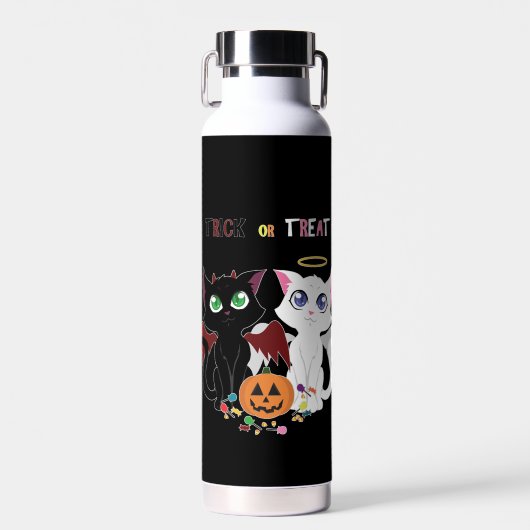 Trick or Treat Kittens Waterfles (Voorkant)