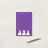 Trick or treat Labrador Retriever Spookhonden Post-it® Notes (Op bureau)