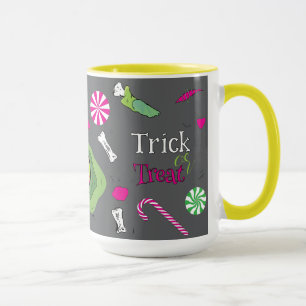 Trick or treat! Lieve dood en Snoep! Mok