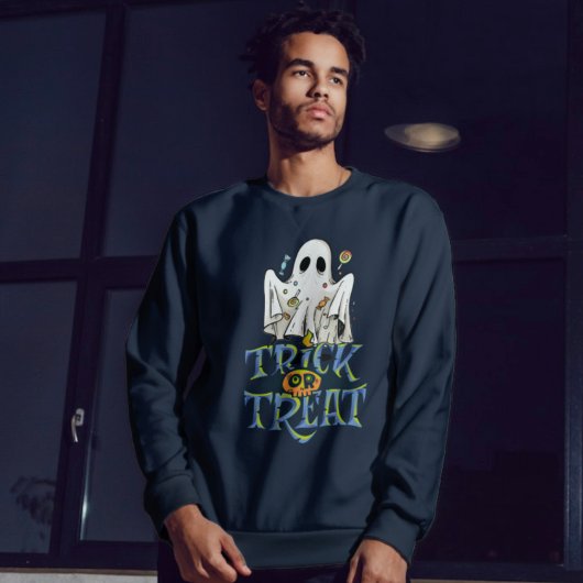 Trick or Treat Men's Halloween Sweatshirt