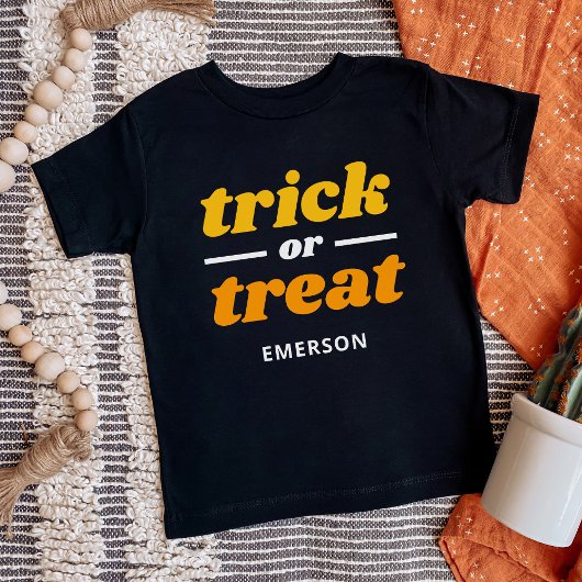 Trick or Treat Monogrammed Halloween