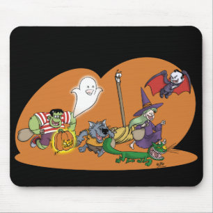 trick or treat mousepad muismat