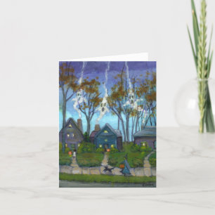 Trick or treat Note Card Kaart