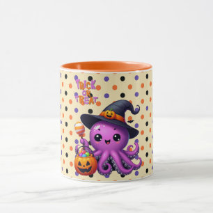 Trick or treat Octopus Halloween Mok