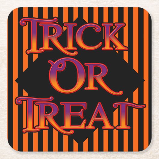 Trick or treat Onderzetter (Voorkant)