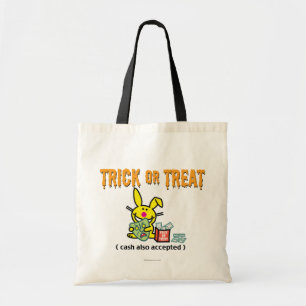 trick or treat (ook in contanten geaccepteerd) tote bag