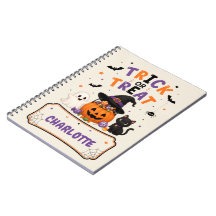 Trick or Treat Oranje Persoonlijke Halloween Naam
