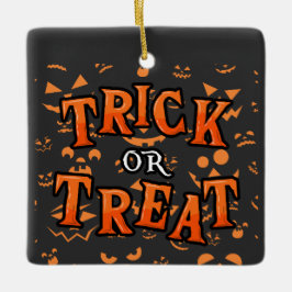 Trick or treat Ornamenten Halloween Plein Keramiek