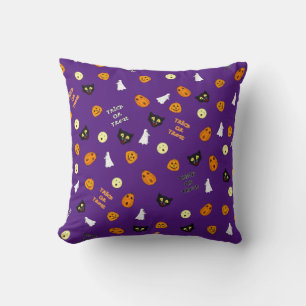 Trick or Treat Overal Patroon Kussen