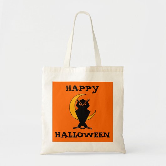 Trick or treat Owl Tote Bag (Voorkant)