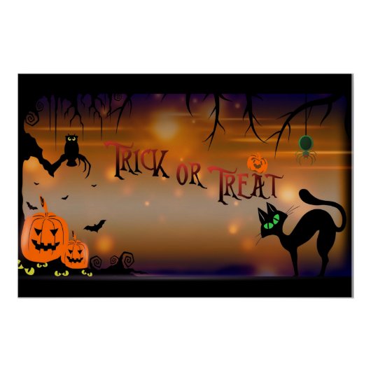 Trick or treat perfect poster (Voorkant)