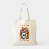 Trick or treat Persoonlijke Canvas tas (Achterkant)