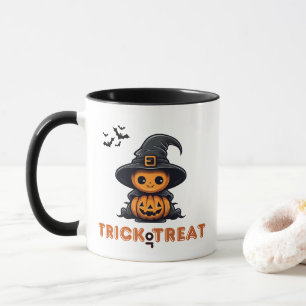 Trick or treat pompoen Mok
