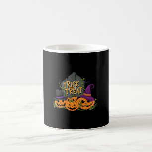 Trick or treat pumpkin halloween t-shirt koffiemok