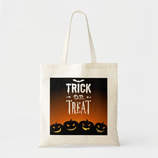 Trick or treat Pumpkins Canvas tas (Voorkant)