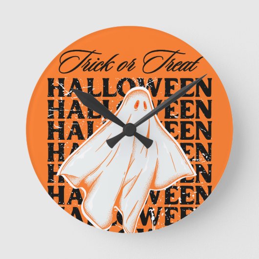 trick or treat ronde klok (Voorkant)