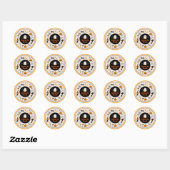 Trick or treat ronde sticker (Vel)