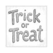 trick or treat rubberstempel (Afrduk)