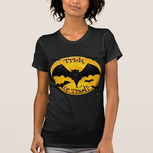 Trick or treat? Scenary Bats T-shirt (Voorkant)