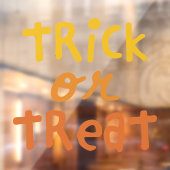 Trick or treat schattig leuk Halloween Raamsticker (Vel 2)