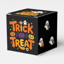 Trick or Treat Schattige Geest Halloween Favor Doo