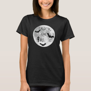 Trick or treat Schattige Halloween ontwerp T-shirt