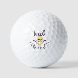 Trick or treat schedel kruisbeenderen Halloween li Golfballen