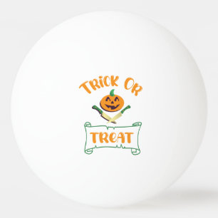 Trick or treat schedels Halloween pompoen gezicht Pingpongballen