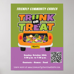 Trick-or-Treat Schoolgemeenschap Poster