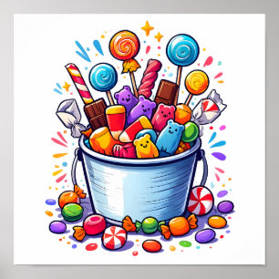 trick-or-treat-Snoep-emmer Poster
