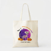 Trick or treat Snoep Halloween Canvas tas (Voorkant)