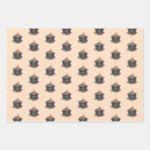 Trick or treat Snoep ketel Inpakpapier Vel (Voorkant 2)