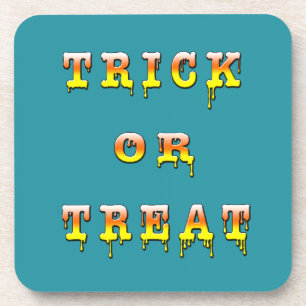 Trick or treat Snoep Kone versie Bier Onderzetter