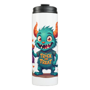 Trick or treat Snoep Monster – Halloween T-Shirt D Thermosbeker