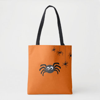 trick or treat Spider Canvas tas