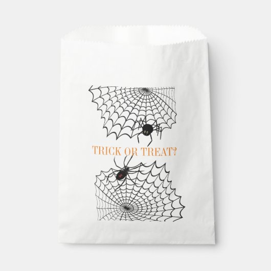 Trick or treat Spiders ID214 Bedankzakje (Voorkant)