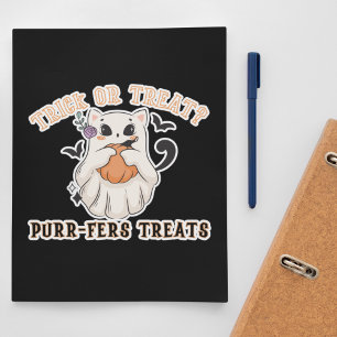 Trick or treat? Spint-fers Treats! Grappige geest Ronde Sticker