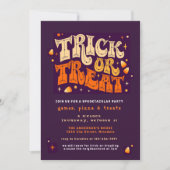 Trick or Treat Spooktacular Halloween Invitation d (Devant)